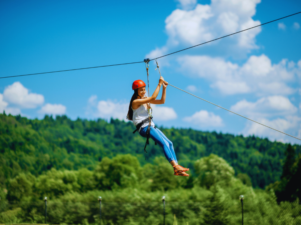 zip line in Kerala